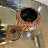 Wooden Painted Apple w/Lid