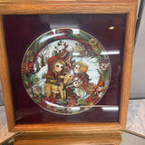 Jody Bergsma "Down the Glistening Lane" Framed Plate