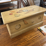 Small Chest w Hand Painted Seashells