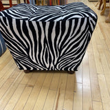 Zebra Ottoman