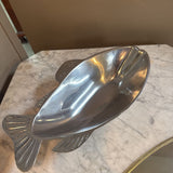 Metal Fish Shaped Serving Bowl