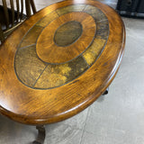 Coffee Table w/Ornate Metal Legs