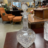 Vintage Candle Holder w Etching