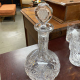 Vintage Candle Holder w Etching