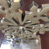 Metal Snowflake Stocking Holder