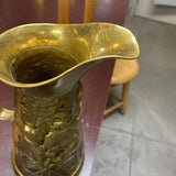 Peerage Brass Embossed Pitcher