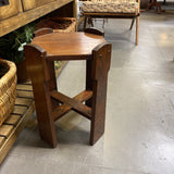 Arts & Craft Wood Side Table