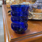 Blue Bubble Glass