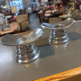 Pewter Candle Holder