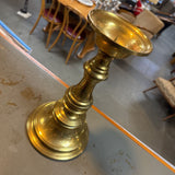Brass Pillar Candle Holder
