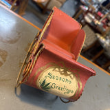 Metal 'Season's Greetings' Sleigh
