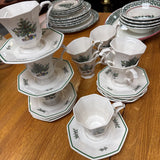 Nikko 'Christmas Time' Cups & Saucers