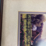 Farmhouse with Tulips