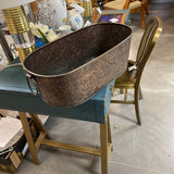 Metal Oval Pot