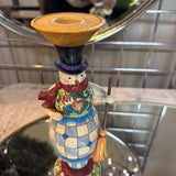 Jim Shore - Snowman Candlestick Holder