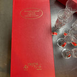 Set of 6 Veritable Crystal Champagne Flutes