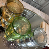 Hanging Mercury Glass Votive Holder