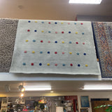 Hand Made Polka Dot Wool Rug by Safavieh