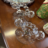 Pair of Imperial Glass Candlestick Holders