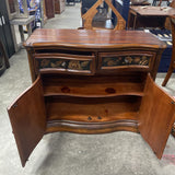 Hand-painted Cabinet w/2 Drawers & 2 Doors
