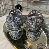 Carson Pillar Candle Holder w Celestial Design