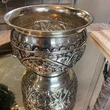 Vtg Bombay Filagree Metal Bowl