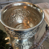 Vtg Bombay Filagree Metal Bowl