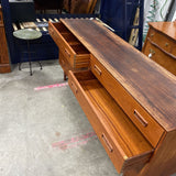 MCM Teak 8 Drawer Dresser