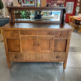 Arts & Craft Wood Sideboard