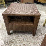 Vinyl Outdoor Side Table/Footstool