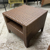 Vinyl Outdoor Side Table/Footstool