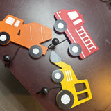 Wooden Truck Coat Hangers