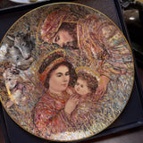 Edna Hibel Chistmas Plate