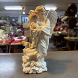 Ceramic Angel w Baby Figurine