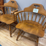 Colonial Style Solid Maple Captain's Chair
