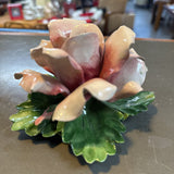 Nuova Capodimonte Rose Candle Holder
