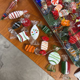 Set of any 3 Glass Candy Ornaments