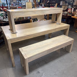 Boerum Dining Table w 2 Benches (58x15x18"h) by West Elm