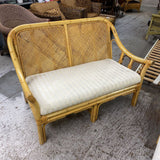 Bamboo Loveseat w/Cushions