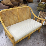 Bamboo Loveseat w/Cushions
