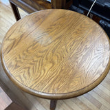 Oak Round Side Table