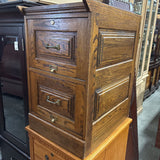 2 Drawer Wood File Cabinet