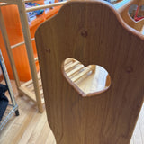 Heart-End Quilt Rack