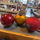 Crackle Glass Ornaments