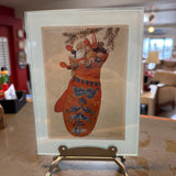 Framed Vintage Postcard - by Trygve M Davidsen