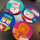 Set of 4 Melamine Plates