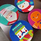 Set of 4 Melamine Plates