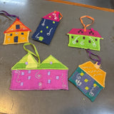 Fabric House Ornaments