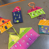 Fabric House Ornaments