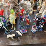 Cloth Nativity Made in Kenya (made of recycled cloth & wire)